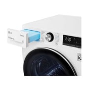LG Стандартна сушильна машина | Тепловий насос | Автоочищення конденсатора | 9 кг, DC90V9V9W, thumbnail 6
