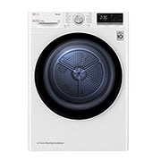 LG Стандартна сушильна машина | Тепловий насос | Автоочищення конденсатора | 9 кг, Вигляд спереду, DC90V5V0W, thumbnail 1