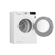 LG Стандартна сушильна машина | Тепловий насос | Автоочищення конденсатора | 9 кг, Вигляд на дверцята, відкриті ліворуч , DC90V5V0W, thumbnail 12