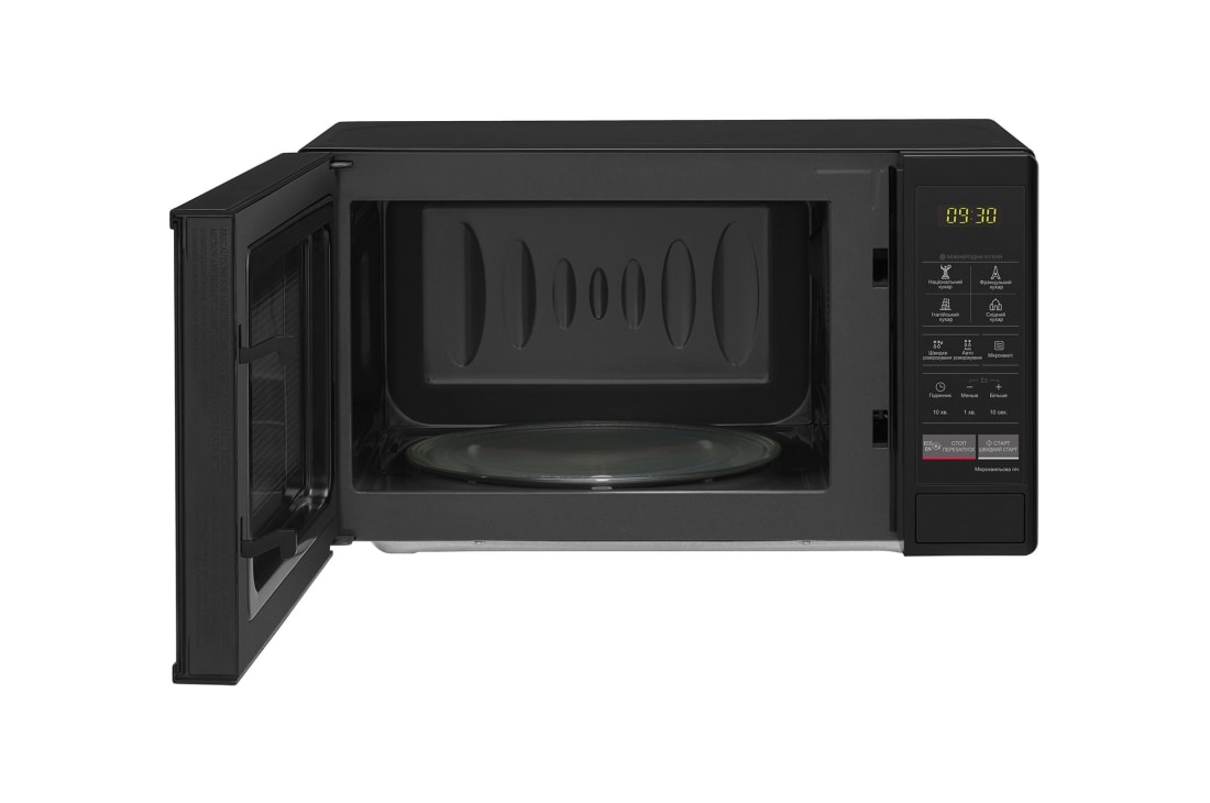 LG Мікрохвильова піч LG соло, Front door open, MS2042DB, thumbnail 2