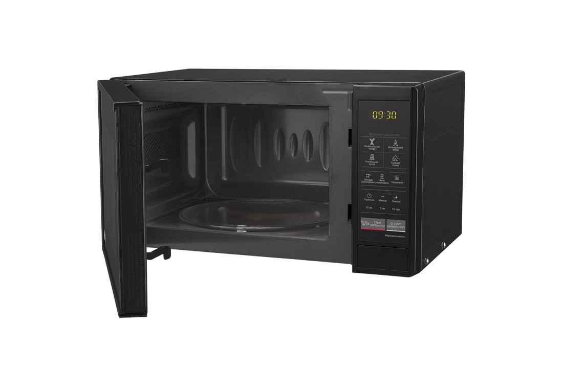 LG Мікрохвильова піч LG соло, Front door open, MS2042DB, thumbnail 7