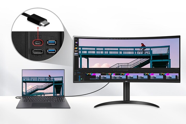 Легке керування та підключення через порти USB Type-C™.	