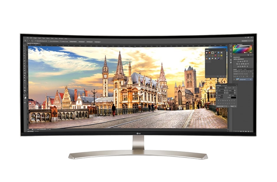 LG 38'' Вигнутий UltraWide™ IPS монітор з роздільною здатністю WQHD (3840 x 1600), 38UC99-W