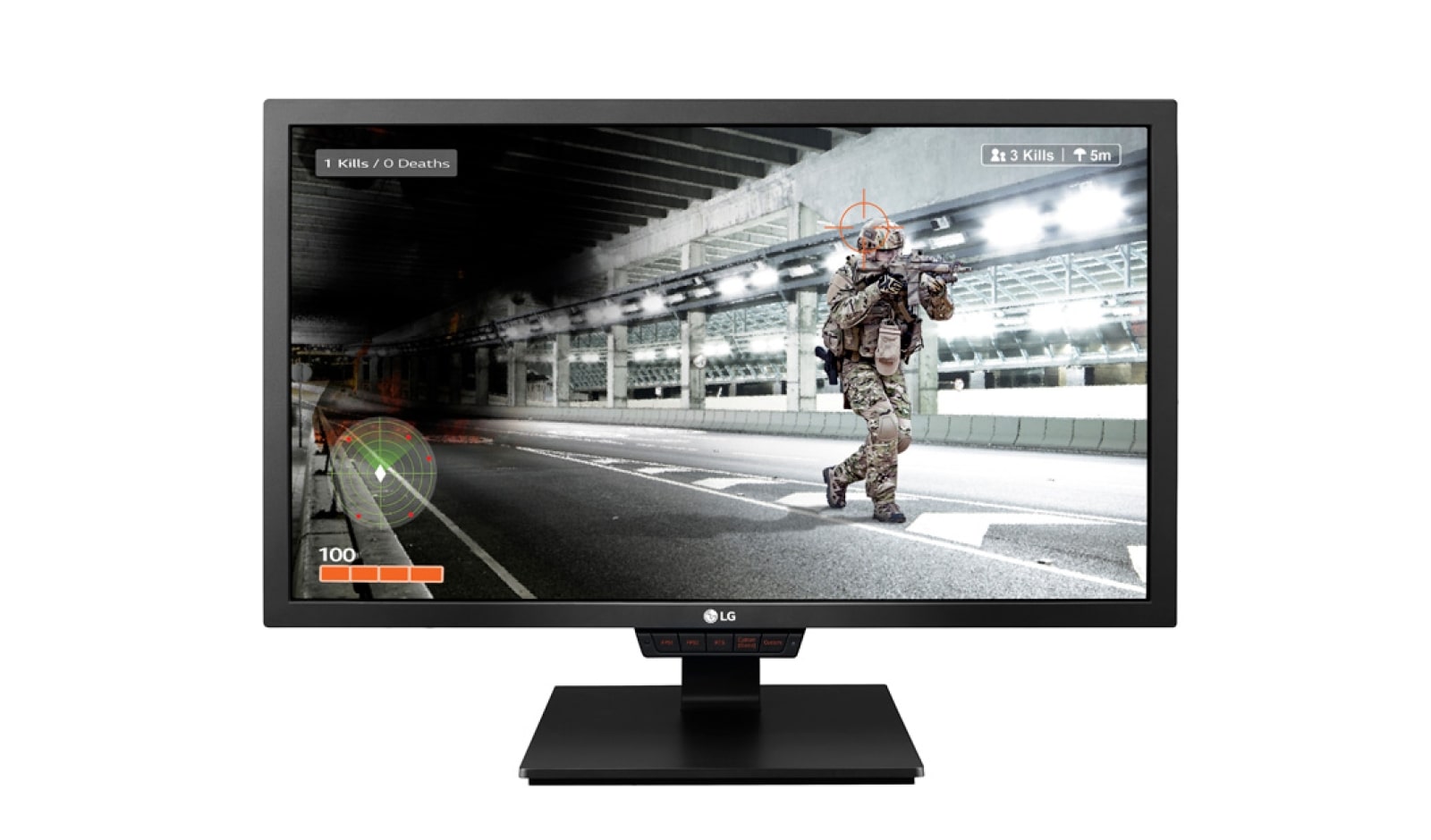 LG 24GM79G ゲーミングモニター 24インチ 144Hz対応と各種ゲーム機能が生む圧倒的な視認性 - 24GM79G-B