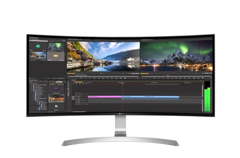 LG 34'' Вигнутий UltraWide™ IPS монітор з роздільною здатністю WQHD (3840 x 1600), 34UC99-W, thumbnail 1