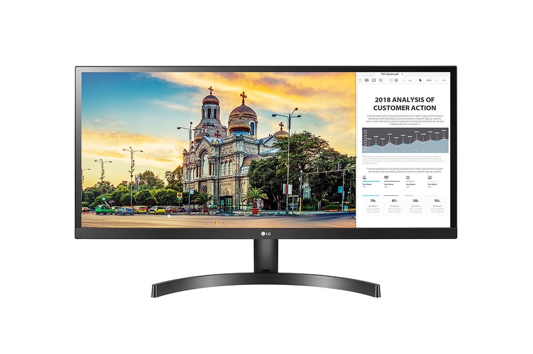 LG 29” UltraWide™ Full HD IPS монітор з колірним простором sRGB 99%, 29WL50S-B