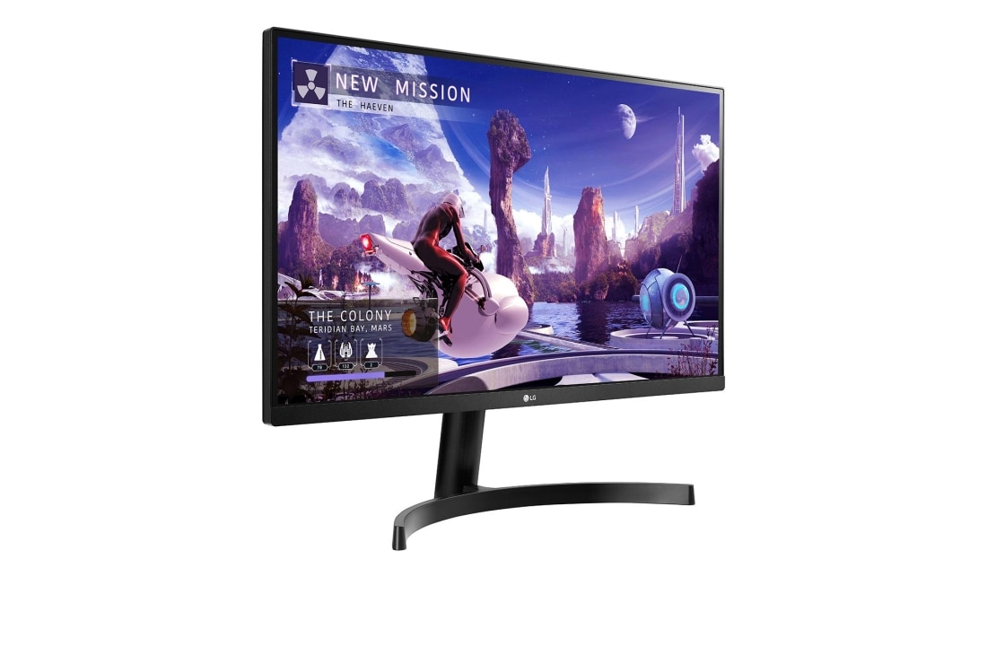 LG 27'' QHD IPS монітор з AMD FreeSync™, Perspective View, 27QN600-B, thumbnail 4