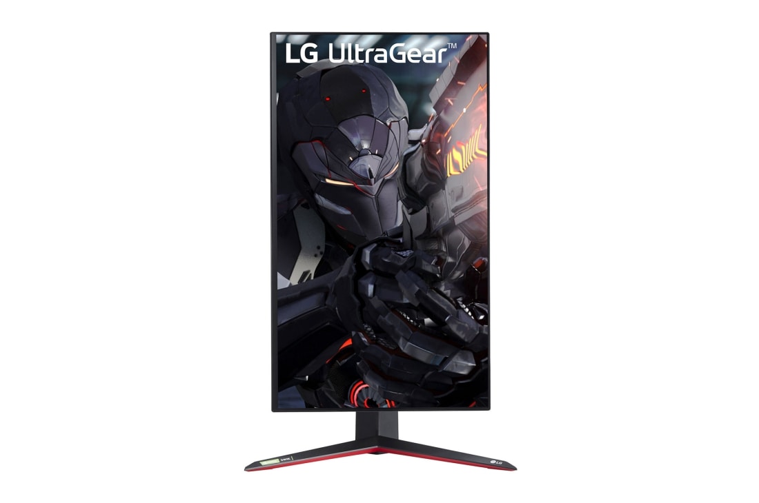 LG 27 ''LG UltraGear ™ 4K UHD Nano IPS 1мс (GtG) ігровий монітор з технологією VESA DSC та сумісний з NVIDIA® G-SYNC®, front view with the display rotated 90 degrees, 27GN950-B, thumbnail 15