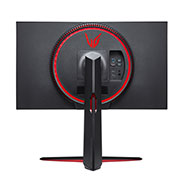 LG 27 ''LG UltraGear ™ 4K UHD Nano IPS 1мс (GtG) ігровий монітор з технологією VESA DSC та сумісний з NVIDIA® G-SYNC®, rear view with Sphere Lighting 2.0 in red, 27GN950-B, thumbnail 7