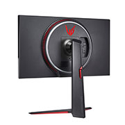 LG 27 ''LG UltraGear ™ 4K UHD Nano IPS 1мс (GtG) ігровий монітор з технологією VESA DSC та сумісний з NVIDIA® G-SYNC®, rear perspective view 1 with Sphere Lighting 2.0 in white, and red , 27GN950-B, thumbnail 8