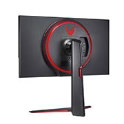 LG 27 ''LG UltraGear ™ 4K UHD Nano IPS 1мс (GtG) ігровий монітор з технологією VESA DSC та сумісний з NVIDIA® G-SYNC®, rear perspective view 3 with Sphere Lighting 2.0 in red, 27GN950-B, thumbnail 10