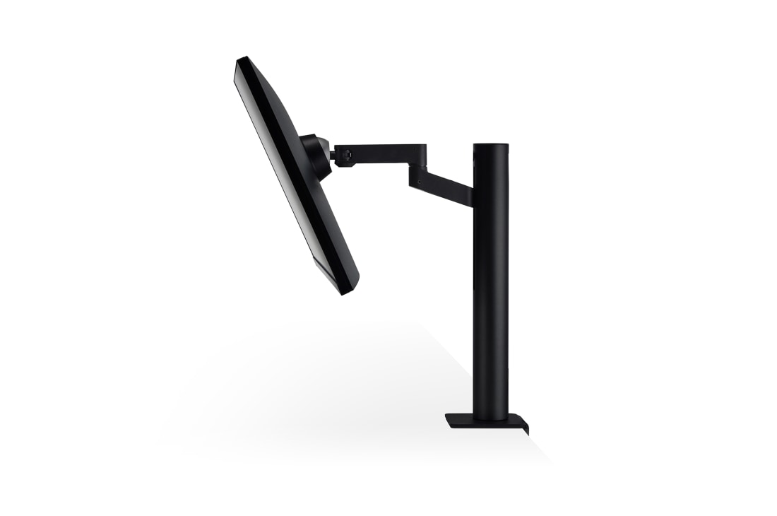 LG 27'' QHD Ergo IPS монітор з USB Type-C™, Side View Monitor Tilted Downward, 27QN880-B, thumbnail 6