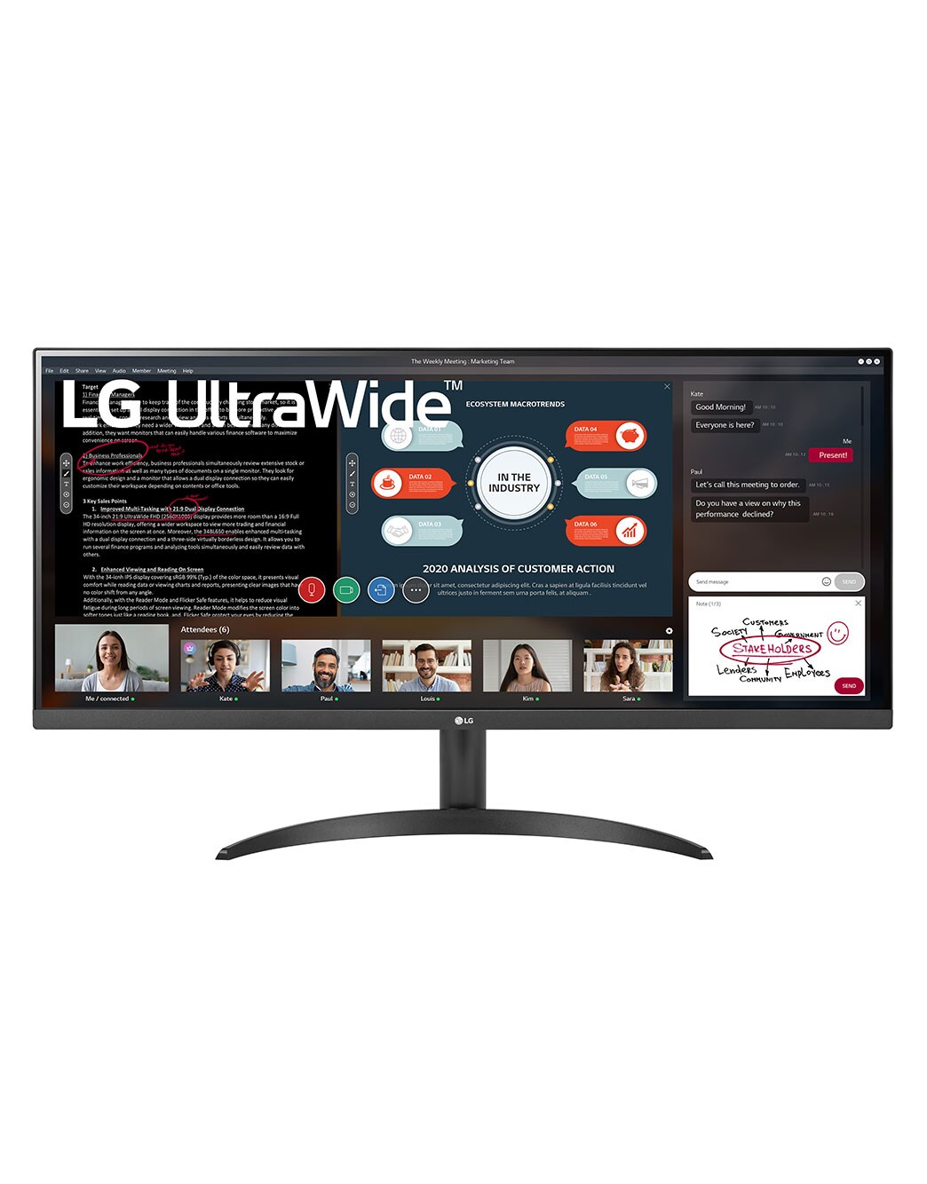 34'' UltraWide™ Full HD IPS монітор з технологією AMD FreeSync