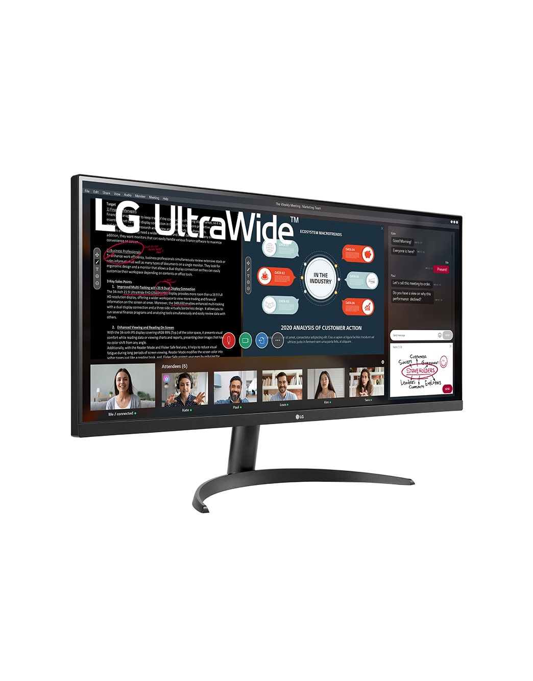 34'' UltraWide™ Full HD IPS монітор з технологією AMD