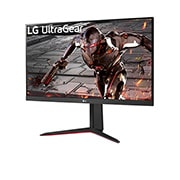 LG ﻿31.5'' QHD монітор з частотою 165 Гц,  1 мс MBR, sRGB 95%, HDR10, AMD FreeSync™ Premium та ергономічною підставкою (Висота / Поворот / Нахил), 32GN650-B, thumbnail 2