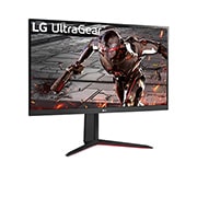 LG ﻿31.5'' QHD монітор з частотою 165 Гц,  1 мс MBR, sRGB 95%, HDR10, AMD FreeSync™ Premium та ергономічною підставкою (Висота / Поворот / Нахил), 32GN650-B, thumbnail 3