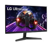 LG 23,8'' ігровий UltraGear™ Full HD IPS 1мс (GtG) монітор, вигляд збоку під кутом +15°, 24GN60R-B, thumbnail 3