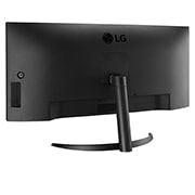 LG 34'' 21:9 вигнутий UltraWide™ QHD (3440 x 1440) монітор, вигляд іззаду в перспективі, 34WQ60C-B, thumbnail 7