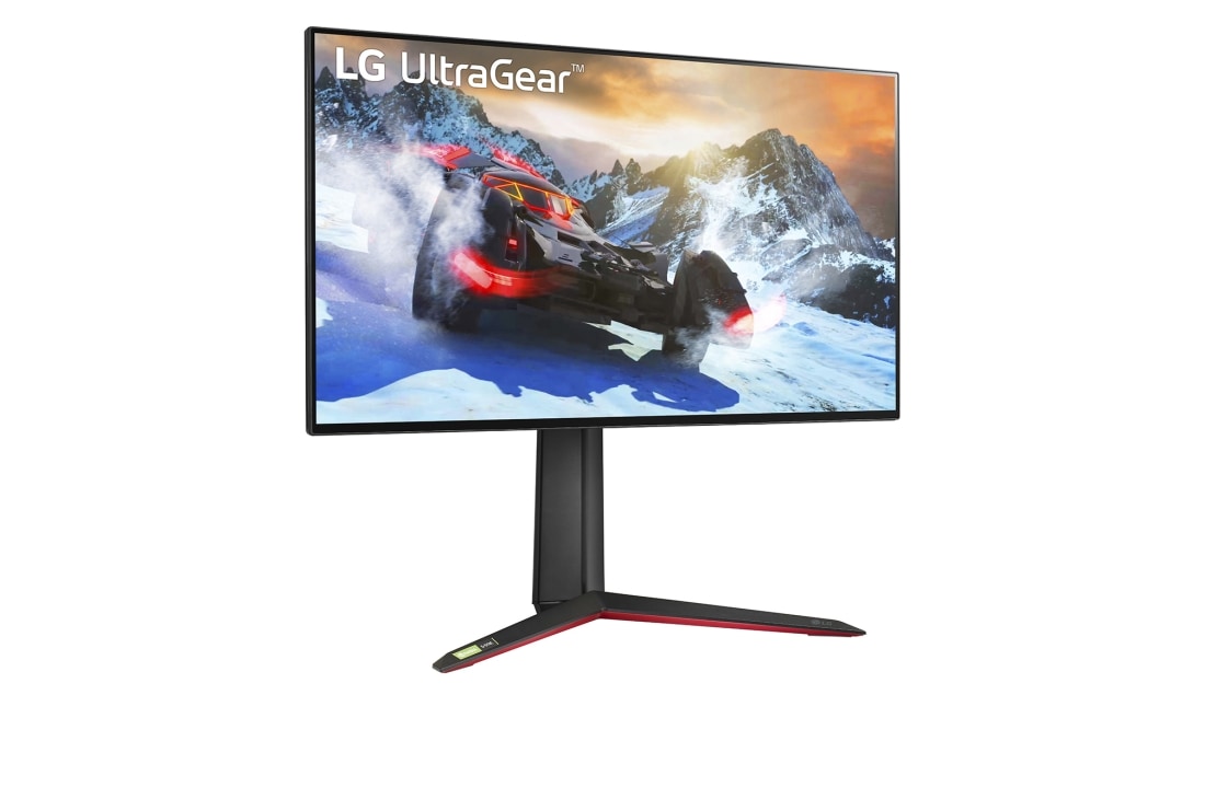 LG 27'' UHD 4K ігровий UltraGear™ Nano IPS 1мс (GtG) монітор з підтримкою 4K і 144 Гц (розгін до 160 Гц) від HDMI 2.1, вигляд збоку під кутом +15°, 27GP95RP-B, thumbnail 3