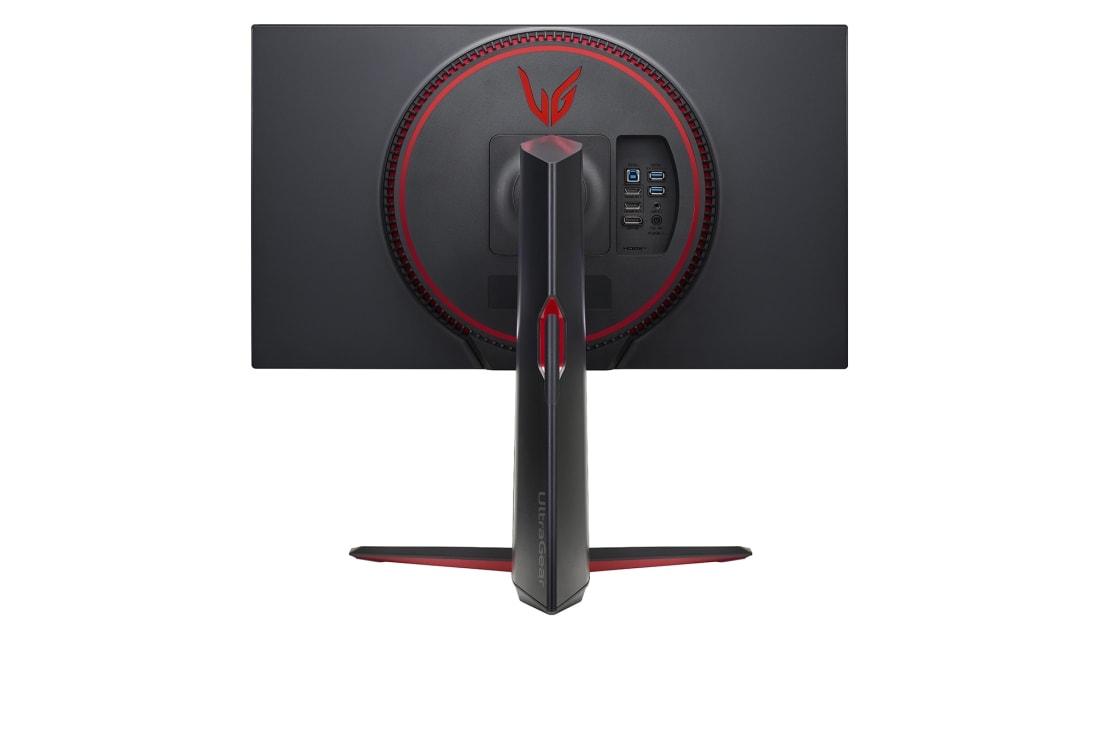 LG 27'' UHD 4K ігровий UltraGear™ Nano IPS 1мс (GtG) монітор з підтримкою 4K і 144 Гц (розгін до 160 Гц) від HDMI 2.1, вигляд іззаду, 27GP95RP-B, thumbnail 6