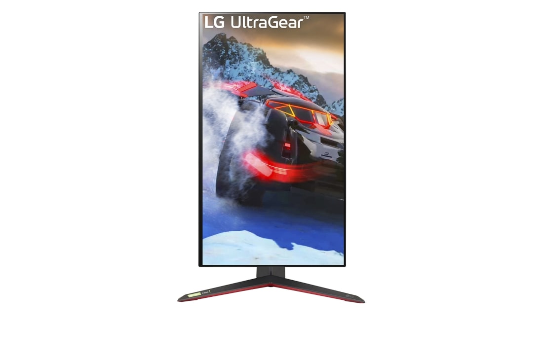 LG 27'' UHD 4K ігровий UltraGear™ Nano IPS 1мс (GtG) монітор з підтримкою 4K і 144 Гц (розгін до 160 Гц) від HDMI 2.1, вигляд спереду з поворотом дисплея на 90 градусів у портретній орієнтації, 27GP95RP-B, thumbnail 10
