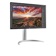 LG 27'' 4K UltraFine™ IPS монітор з підтримкою VESA DisplayHDR 400, +15 degree side view, 27UP850N-W, thumbnail 3