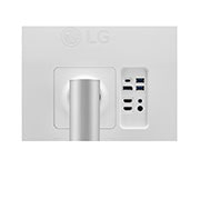 LG 27'' 4K UltraFine™ IPS монітор з підтримкою VESA DisplayHDR 400, Port view, 27UP850N-W, thumbnail 7