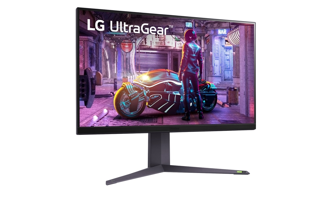 LG 32-дюймовий ігровий QHD-дисплей UltraGear™ із частотою оновлення 240 Гц (розгін до 260 Гц), вигляд збоку під кутом +15°, 32GQ850-B, thumbnail 3