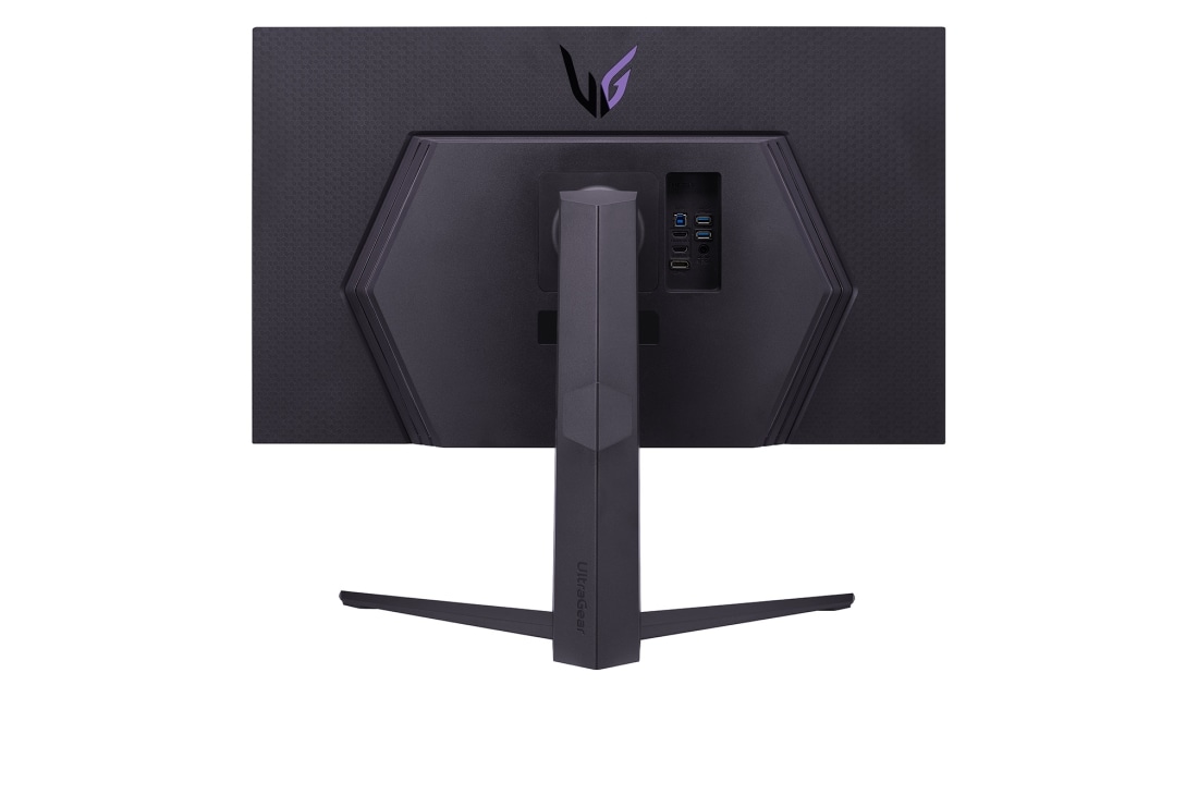 LG 32-дюймовий ігровий QHD-дисплей UltraGear™ із частотою оновлення 240 Гц (розгін до 260 Гц), вигляд іззаду, 32GQ850-B, thumbnail 8