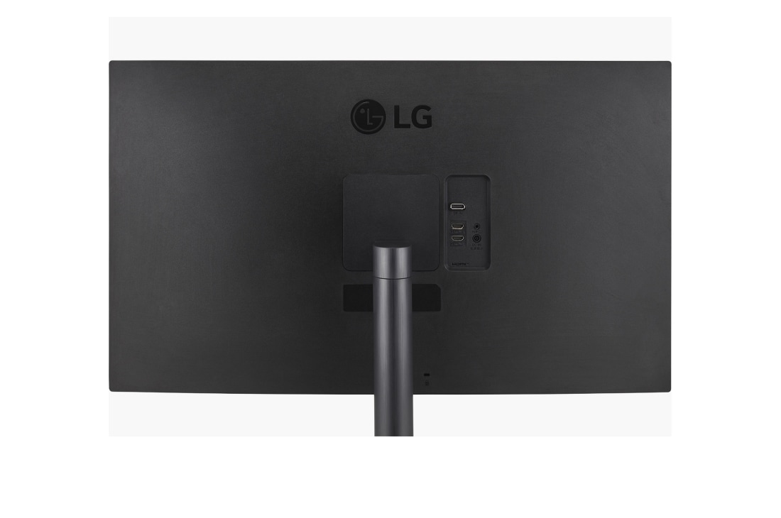LG 31,5-дюймовий UHD 4K HDR монітор, крупним планом порти, 32UR500-B, thumbnail 7