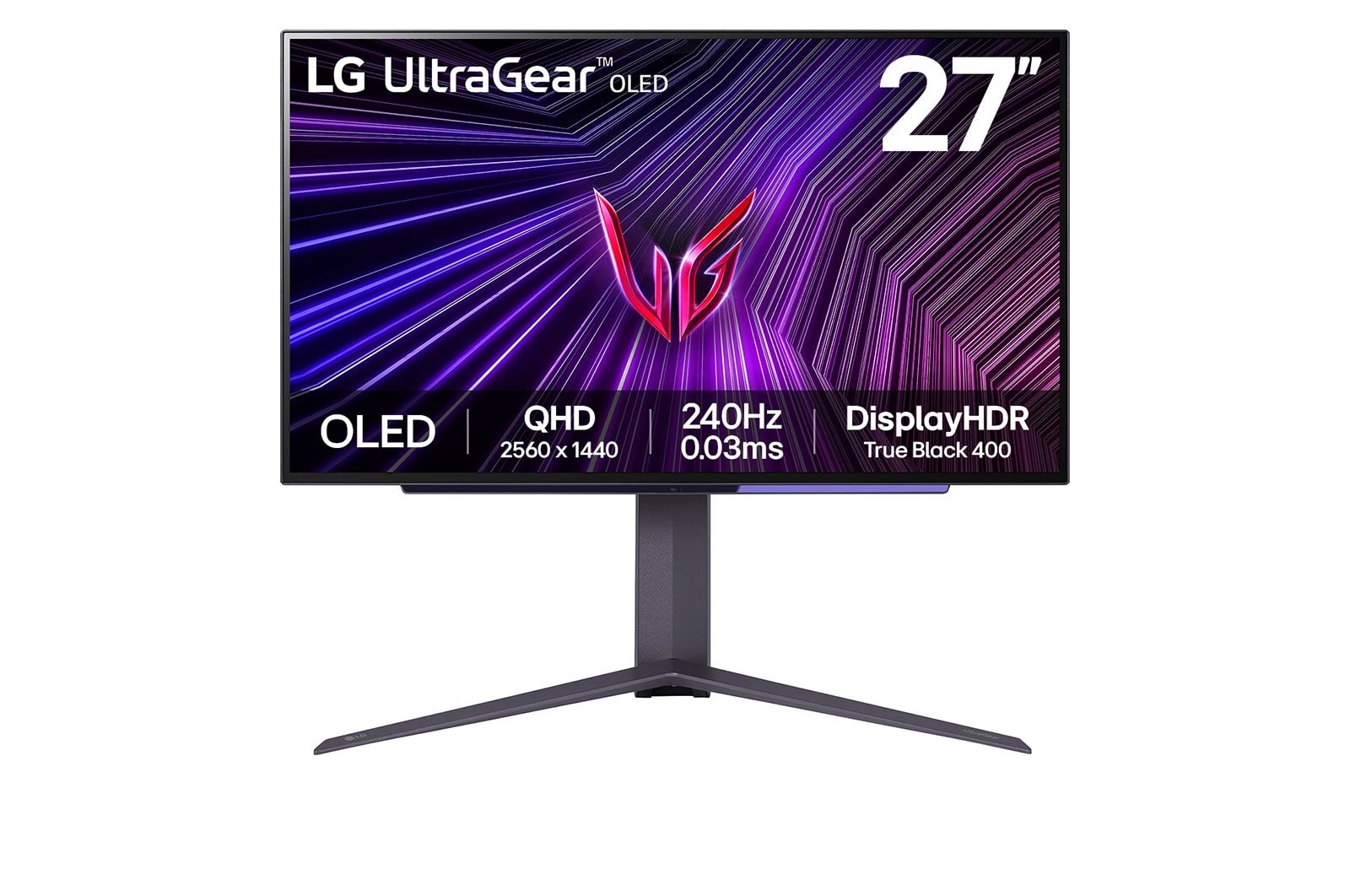 LG UltraGear 27GR950E-B 26.5インチ OLEDモニター 27 吋UltraGear™ QHD OLED 遊戲顯示器，支援240Hz - 27GR95QE-B | LG 香港