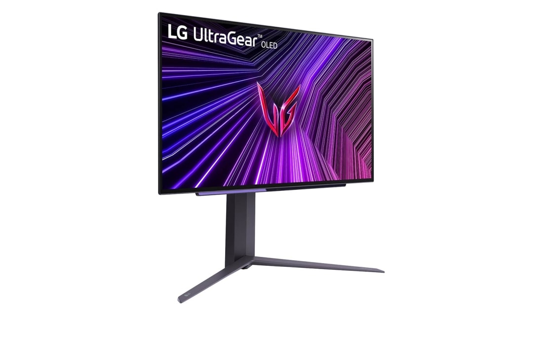 LG 27-дюймовий ігровий монітор UltraGear™ OLED | DisplayHDR True Black 400, 240 Гц, 0,03 мс (GtG), perspective view, 27GS95QE-B, thumbnail 4