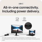 LG 23,8-дюймовий вигнутий монітор FHD з USB-C, usp, 24U421A-B, thumbnail 13