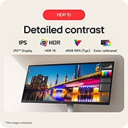 LG 29-дюймовий монітор UltraWide 21:9 WFHD (2560x1080) IPS Дисплей, HDR10, 29U531A-W, thumbnail 13