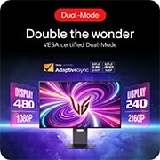 LG 32-дюймовий OLED-монітор LG UltraGear™  з Подвійним режимом | 4K UHD, 0,03 мс (GtG), DisplayHDR True Black 400, USP, 32GS95UV-B, thumbnail 13