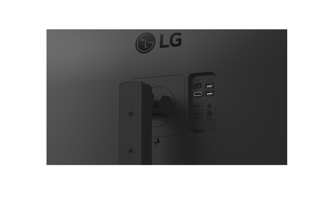 LG 31.5'' 4K UHD UltraFine™ VA-монітор, Rear side view, 32U720A-B, thumbnail 9