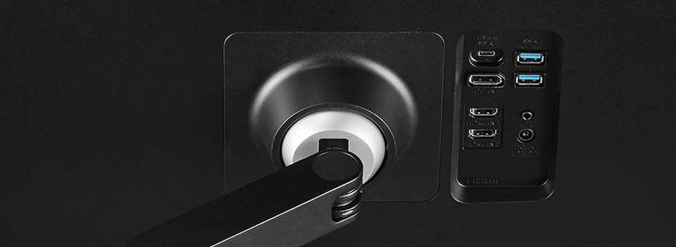 Використання С-подібного затискача та кріплення на столі