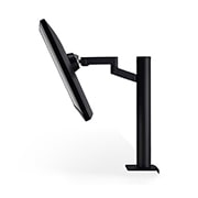 LG 31.5'' UHD 4K Ergo IPS Монітор LG UltraFine з USB-C, side view with monitor tilted downward, 32UN880K-B, thumbnail 8