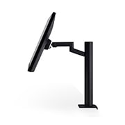LG 31.5'' UHD 4K Ergo IPS Монітор LG UltraFine з USB-C, side view monitor tilted upward, 32UN880K-B, thumbnail 9