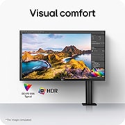LG 31.5'' UHD 4K Ergo IPS Монітор LG UltraFine з USB-C, USP, 32UN880K-B, thumbnail 15