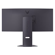LG 34-дюймовий вигнутий ігровий монітор LG UltraGear™ OLED 160 Гц WQHD | 160 Гц, AMD FreeSync™ Premium, rear view with lights on, 34G600A-B, thumbnail 11
