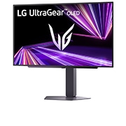 LG 27-дюймовий ігровий монітор LG UltraGear™ GX7,  240 Гц, QHD, OLED | DisplayHDR™ True Black 400, 0,03 мс (GtG), Глянцева панель, -15 degree side view, 27GX704A-B, thumbnail 2