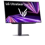 LG 27-дюймовий ігровий монітор LG UltraGear™ GX7,  240 Гц, QHD, OLED | DisplayHDR™ True Black 400, 0,03 мс (GtG), Глянцева панель, +15 degree upward view, 27GX704A-B, thumbnail 4