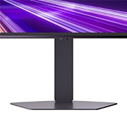 LG 27-дюймовий ігровий монітор LG UltraGear™ GX7,  240 Гц, QHD, OLED | DisplayHDR™ True Black 400, 0,03 мс (GtG), Глянцева панель, Monitor stand close-up view, 27GX704A-B, thumbnail 17