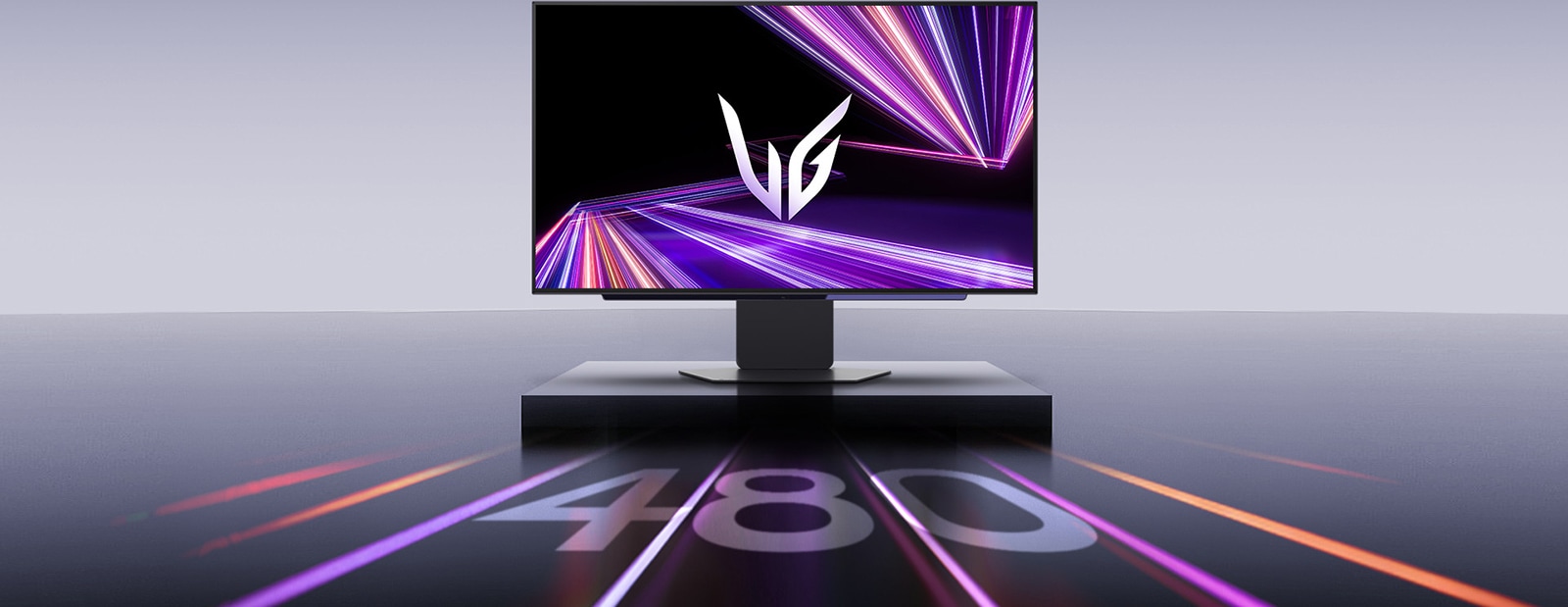 Зображення передньої частини ігрового монітора UltraGear™ OLED 27GX790A.	
