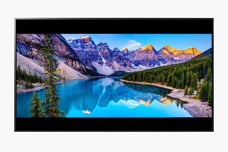 Співвідношення сторін у фільмі, таке як 4:3 або 21:9, коли зліва/справа або вгорі/внизу на екрані відображаються фонові чорні смуги.