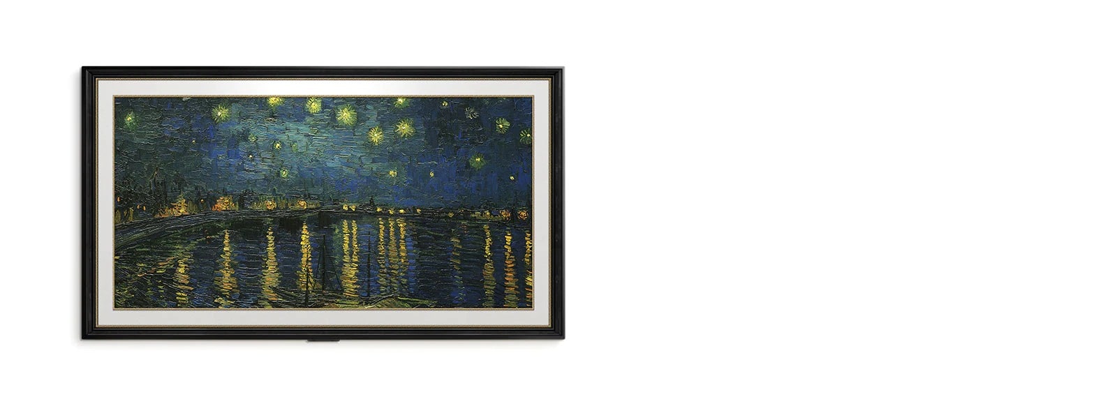 Твори мистецтва на екрані телевізора постійно змінюються. (Відтворити відео) 