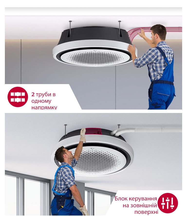 Зручне встановлення й технічне обслуговування