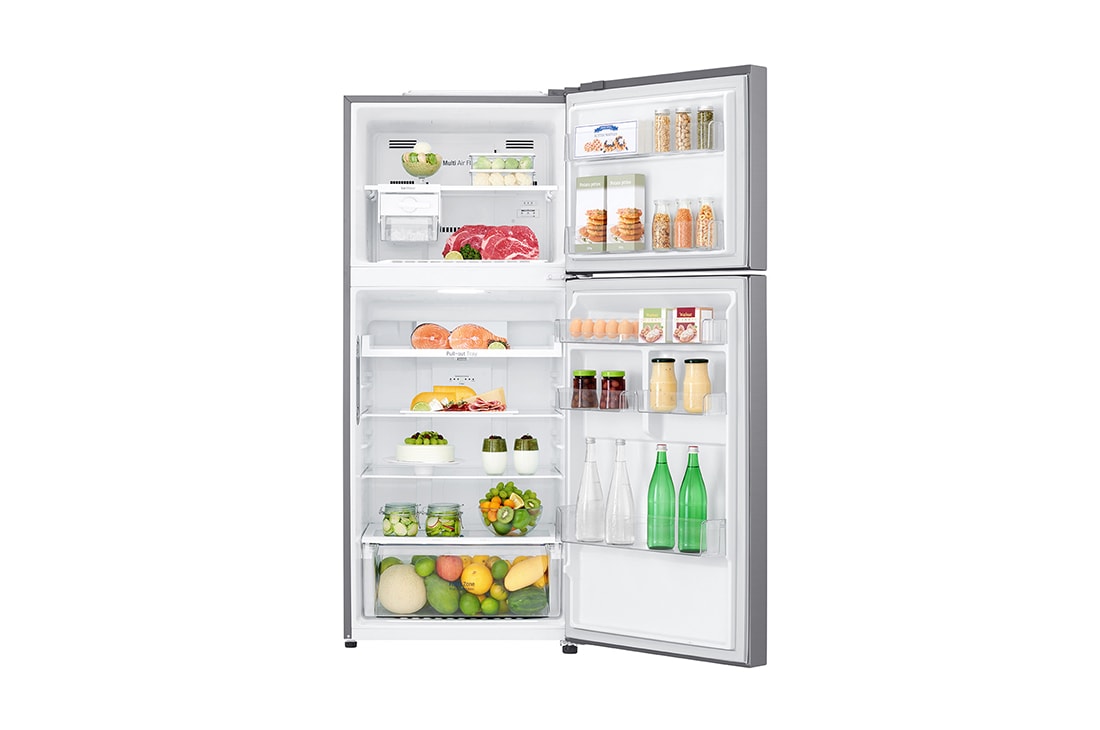 LG 393 л | Холодильник з верхньою морозильною камерою | з технологією DoorCooling | LinearCooling | Smart Diagnosis, GN-C422SMCZ, thumbnail 2