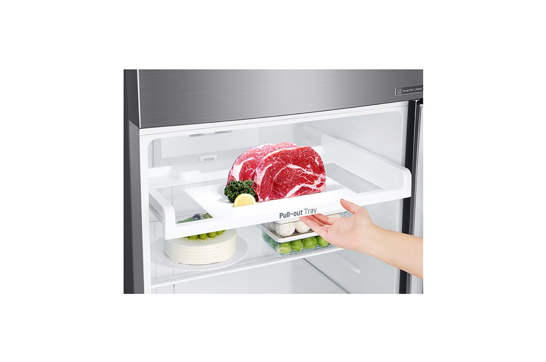 LG 393 л | Холодильник з верхньою морозильною камерою | з технологією DoorCooling | LinearCooling | Smart Diagnosis, GN-C422SMCZ, thumbnail 7